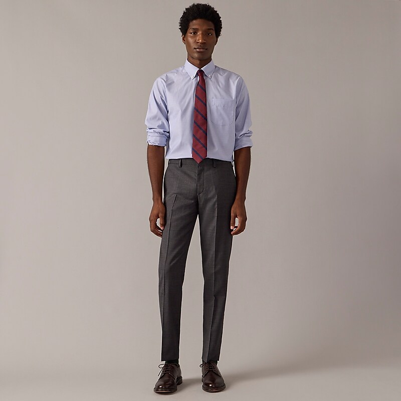 J.Crew Ludlow Slim-fit suit pant in Italian stretch worsted wool Charcoal Sale | 27JMXUDSF