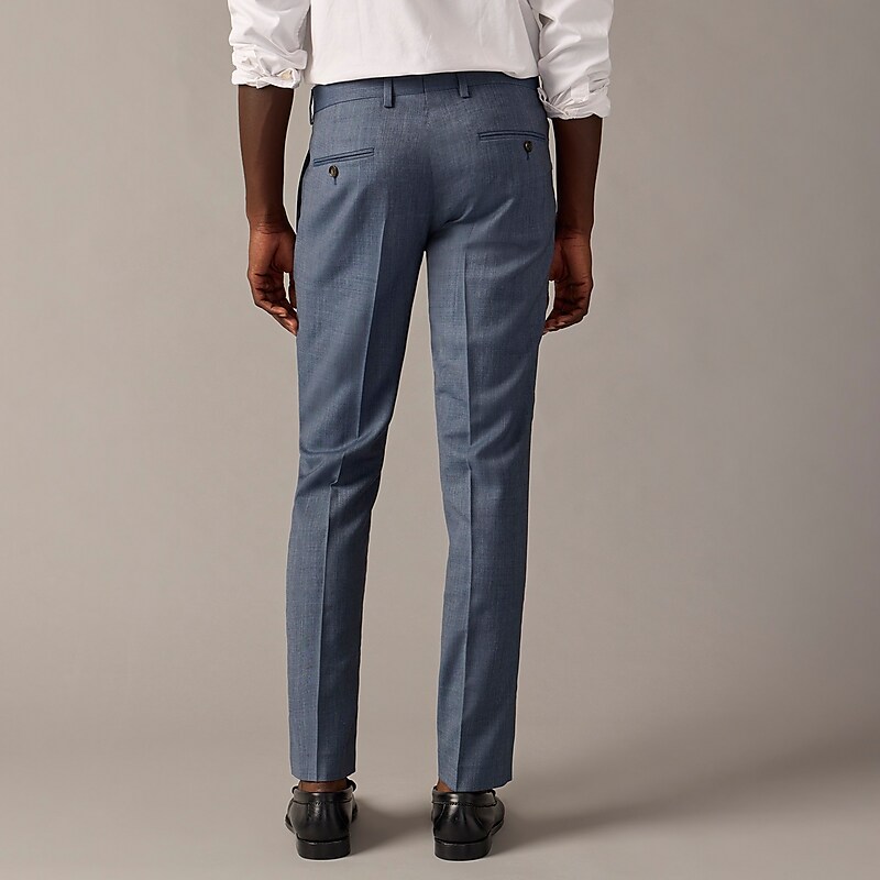 J.Crew Ludlow Slim-fit suit pant in Italian stretch worsted wool Atlantic Blue Clearance | 46XKQRVTB