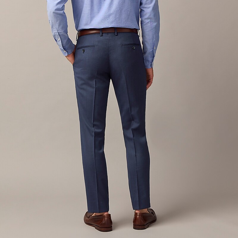 J.Crew Ludlow Slim-fit suit pant in Italian stretch worsted wool Navy Clearance | 46LUDBQIN