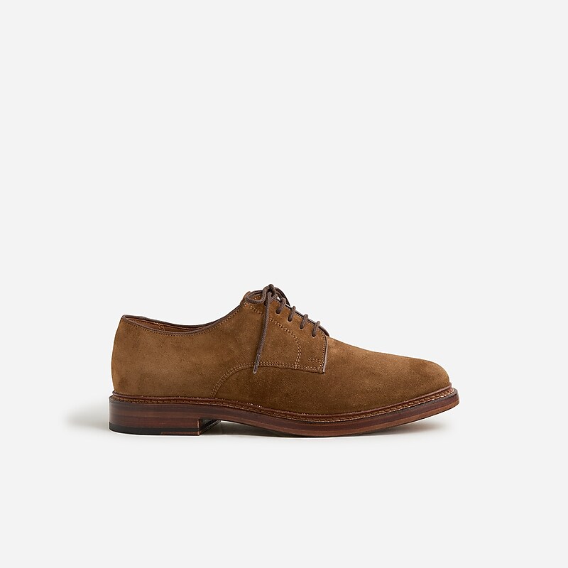 J.Crew Ludlow derbys in suede Snuff Suede Factory Outlet | 57WTKEXIS