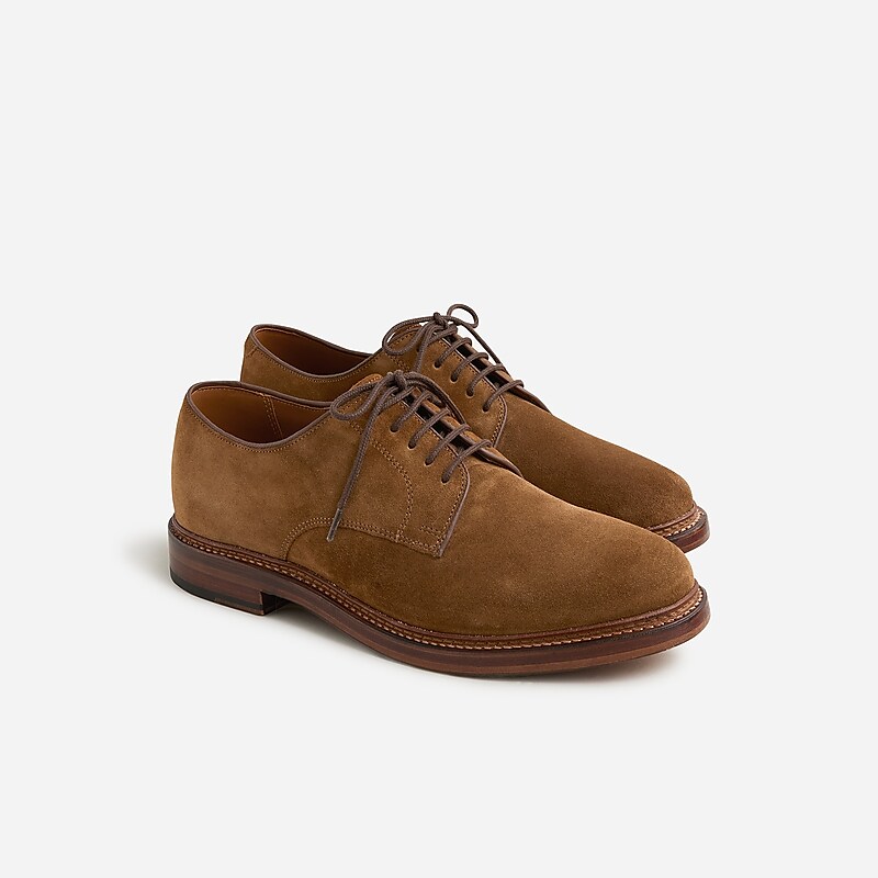 J.Crew Ludlow derbys in suede Snuff Suede Factory Outlet | 57WTKEXIS