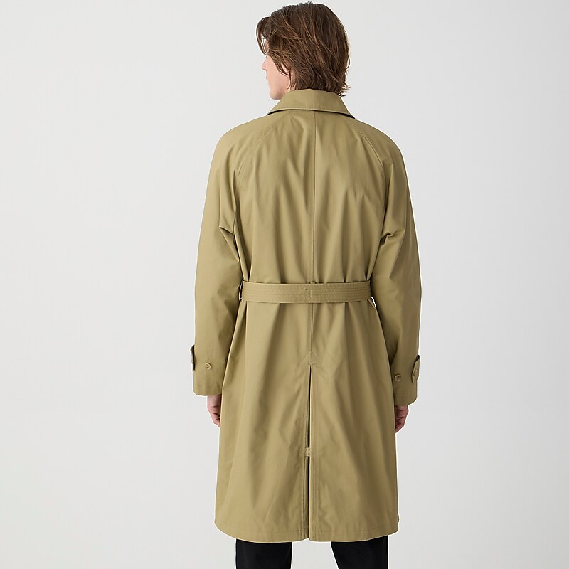 J.Crew Ludlow trench coat in water-resistant cotton Khaki Factory Outlet | 58PSEXHMF