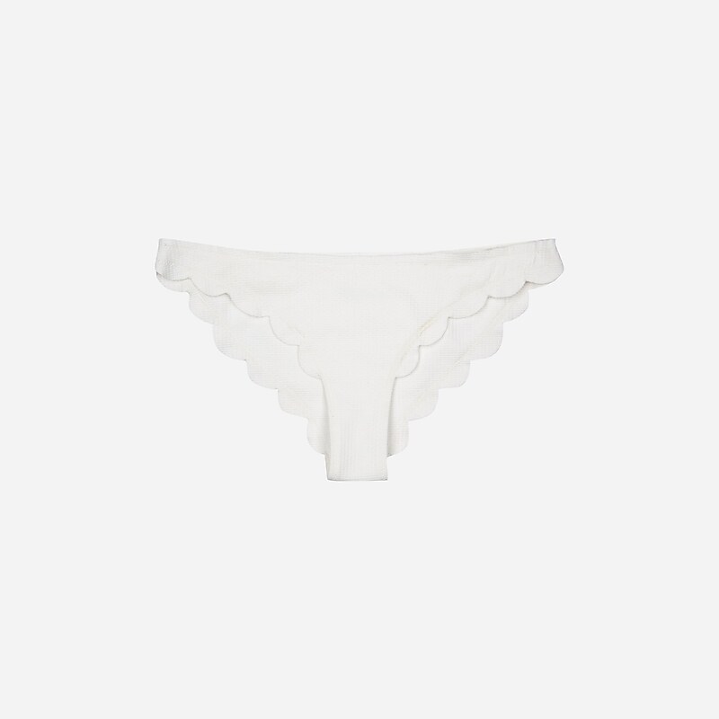 J.Crew MARYSIA Broadway bikini bottom White Clearance | 36SVNGDOY