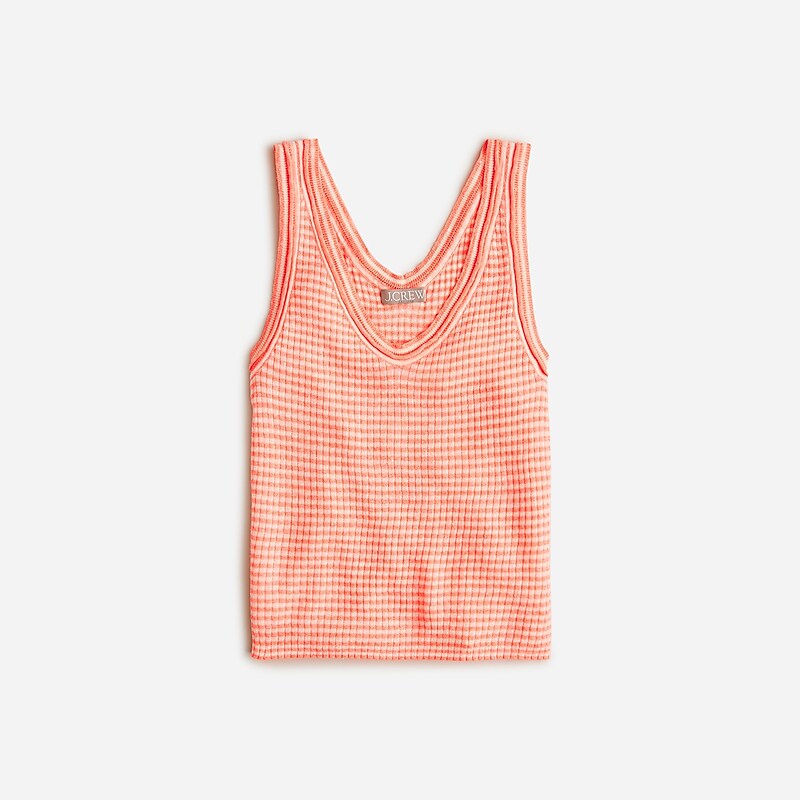 J.Crew Merino-linen blend sweater-tank Peach White Ivory Outlet Online | 70ZTGROVM