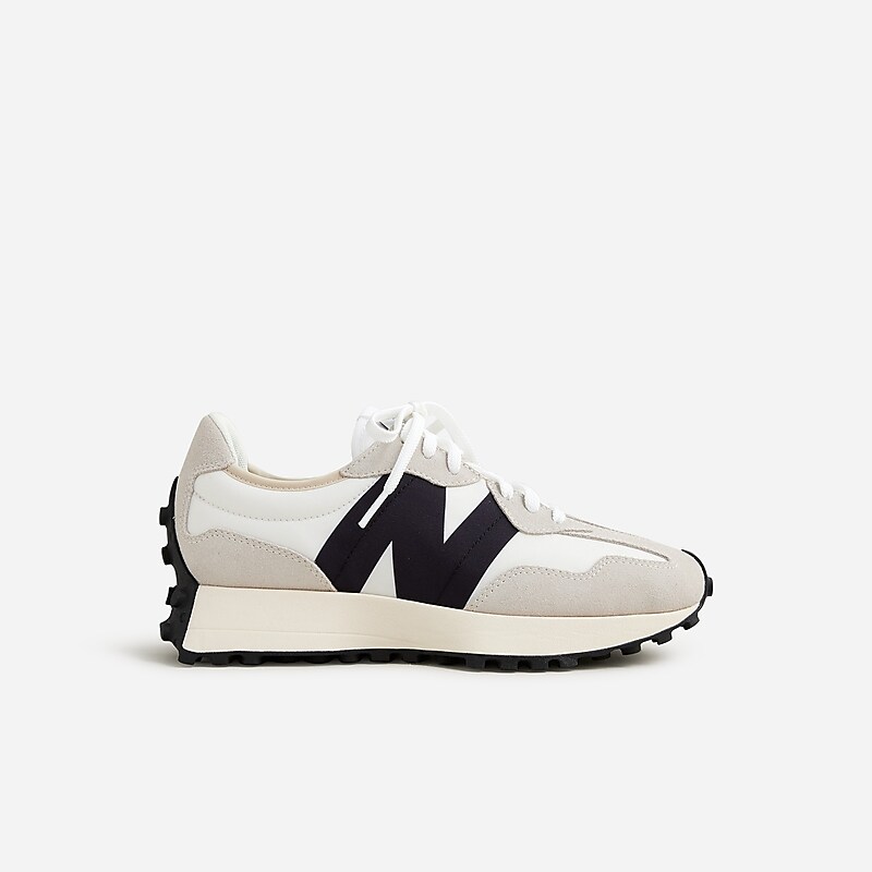 J.Crew New Balance® 327 sneakers Sea Salt Black Outlet | 94GZWXSKR