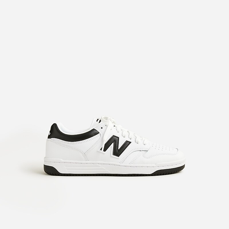 J.Crew New Balance® 480 sneakers White Black Online | 02AIWGNDQ