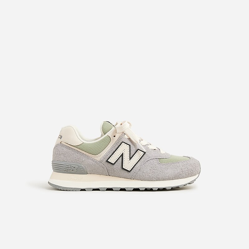 J.Crew New Balance® 574 sneakers Slate Grey Olivine Lin Factory Outlet | 50PXWDBYE