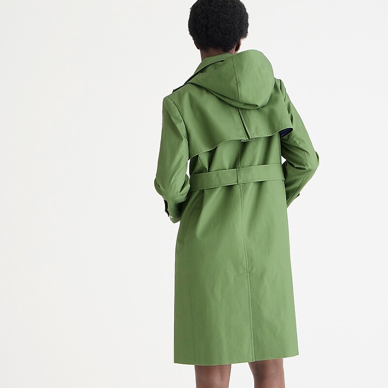 J.Crew New Icon trench Utility Green USA | 15TOLAMKF