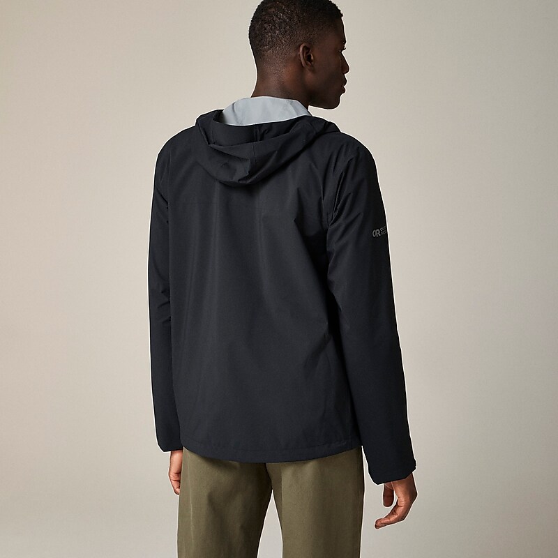 J.Crew Outdoor Research® Stratoburst stretch rain jacket Black Sale | 29UDHQKAJ