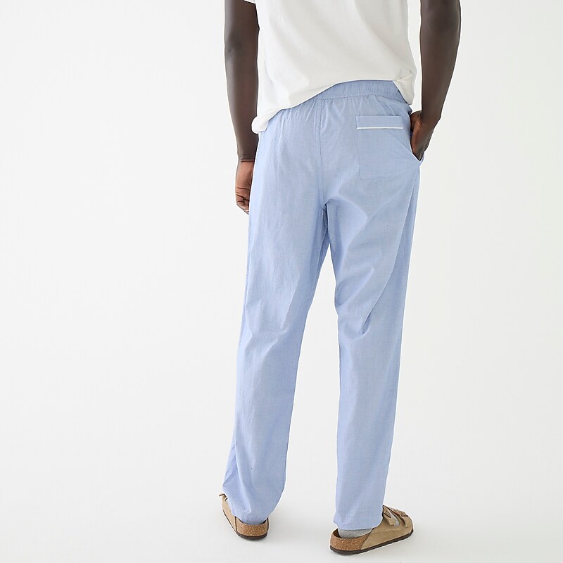 J.Crew Pajama pant in cotton poplin Eoe Bold Peri Clearance | 40OKTUSBQ