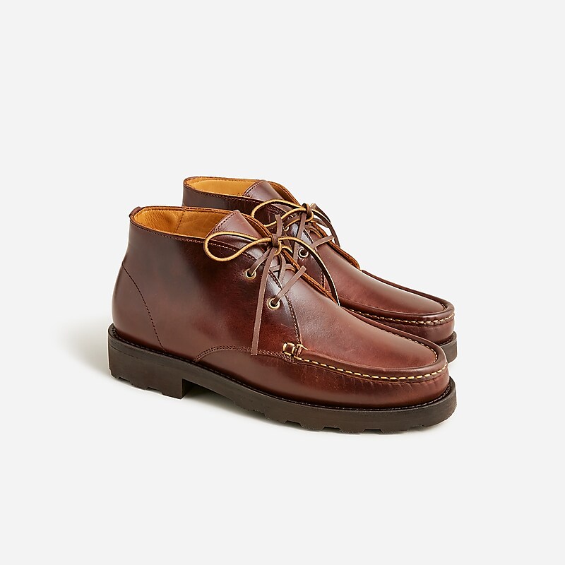 J.Crew Paraboot Maine leather boot Lisse America Online | 81XEAMIJZ