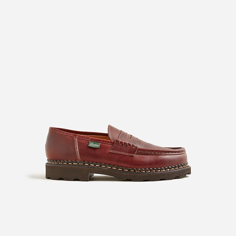 J.Crew Paraboot Reims loafers Lisse Marron Factory Promo | 68QELRVAT