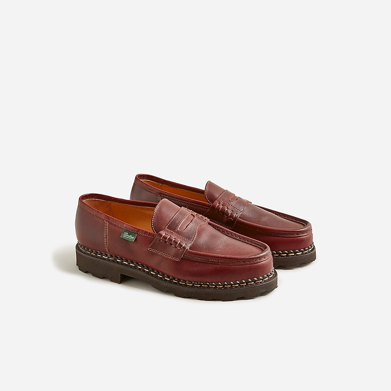 J.Crew Paraboot Reims loafers Lisse Marron Factory Promo | 68QELRVAT