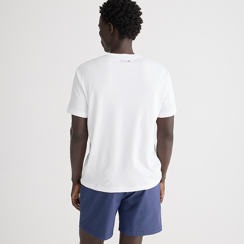 J.Crew Performance T-shirt with COOLMAX® technology White Outlet | 90RSYTJAP