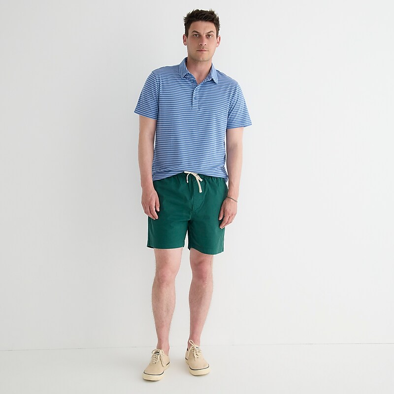 J.Crew Performance polo shirt with COOLMAX® Ocean White Clearance | 46NCQSXZA