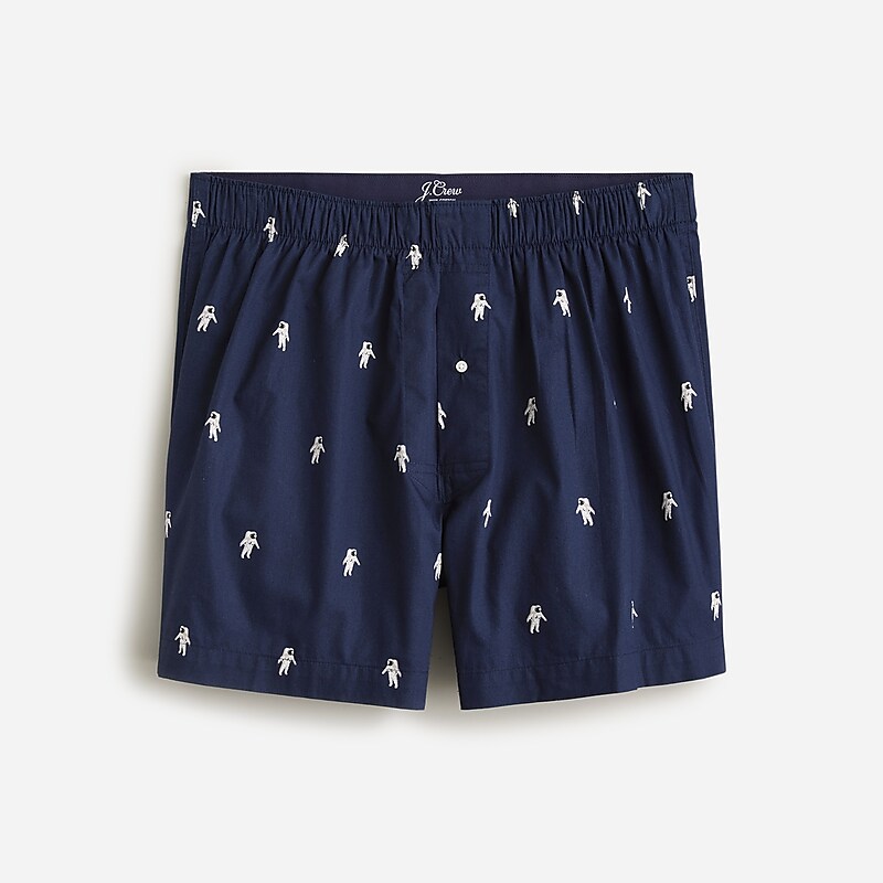 J.Crew Printed boxers Astronaut Critter Navy Online | 80ZNPDYMW