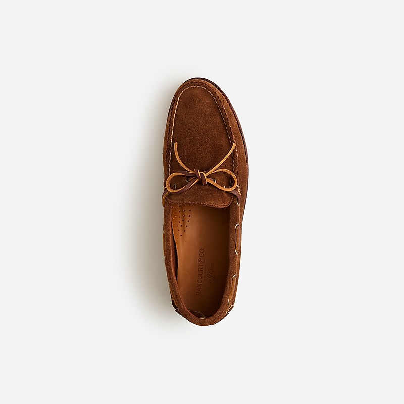 J.Crew Rancourt & Co. X J.Crew Gilman Camp-mocs in English suede Snuff Suede Online | 81EXALKOW