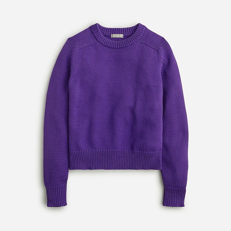 J.Crew Relaxed pullover sweater Imperial Purple Clearance | 41CWTEYJX