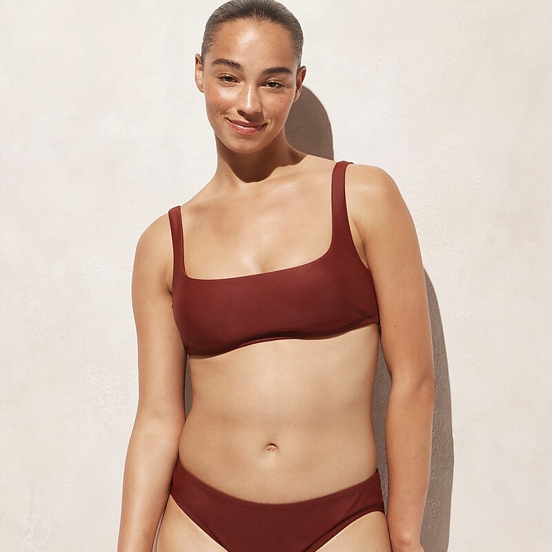 J.Crew Squareneck bikini top Sienna USA | 19UNYLMHW