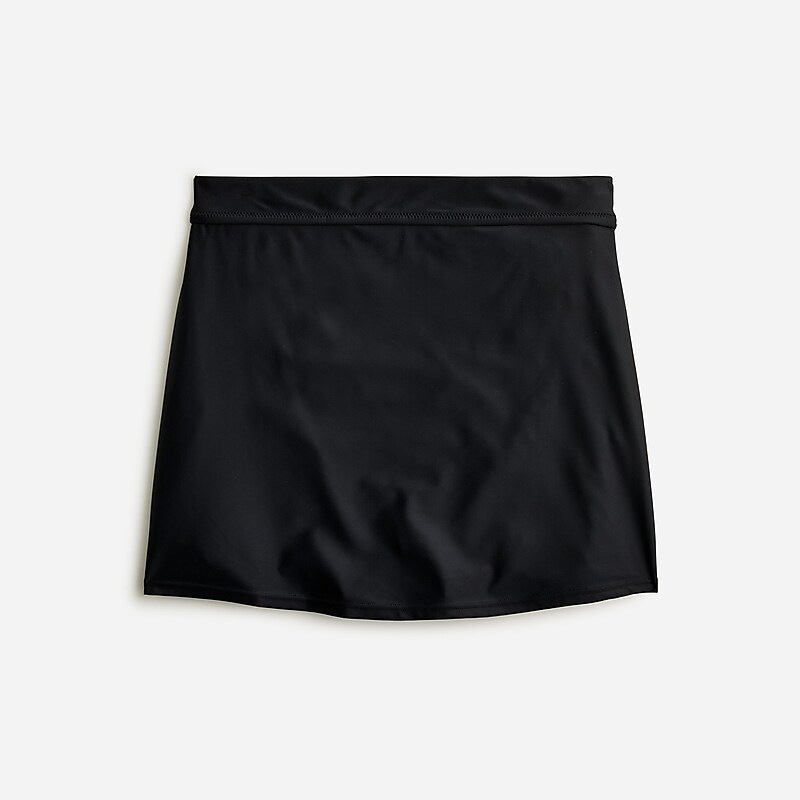 J.Crew Swim skirt Black Clearance | 32ZEDFXGN