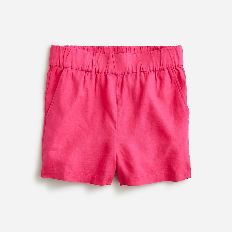 J.Crew Tropez short in linen Snapdragon Clearance | 42BHUPLXZ