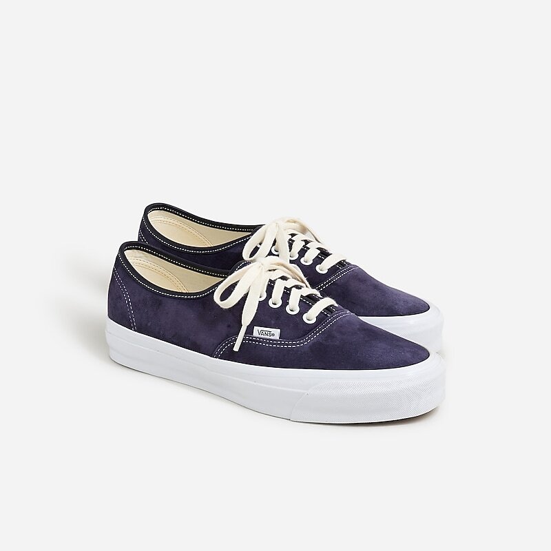 J.Crew Vans® Premium Authentic sneakers in suede Baritone Blue Outlet | 98YXHZGJF