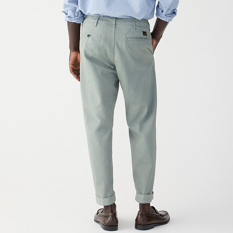 J.Crew Wallace & Barnes selvedge officer chino pant Steel Dust Factory Promo | 67VWEDQLK