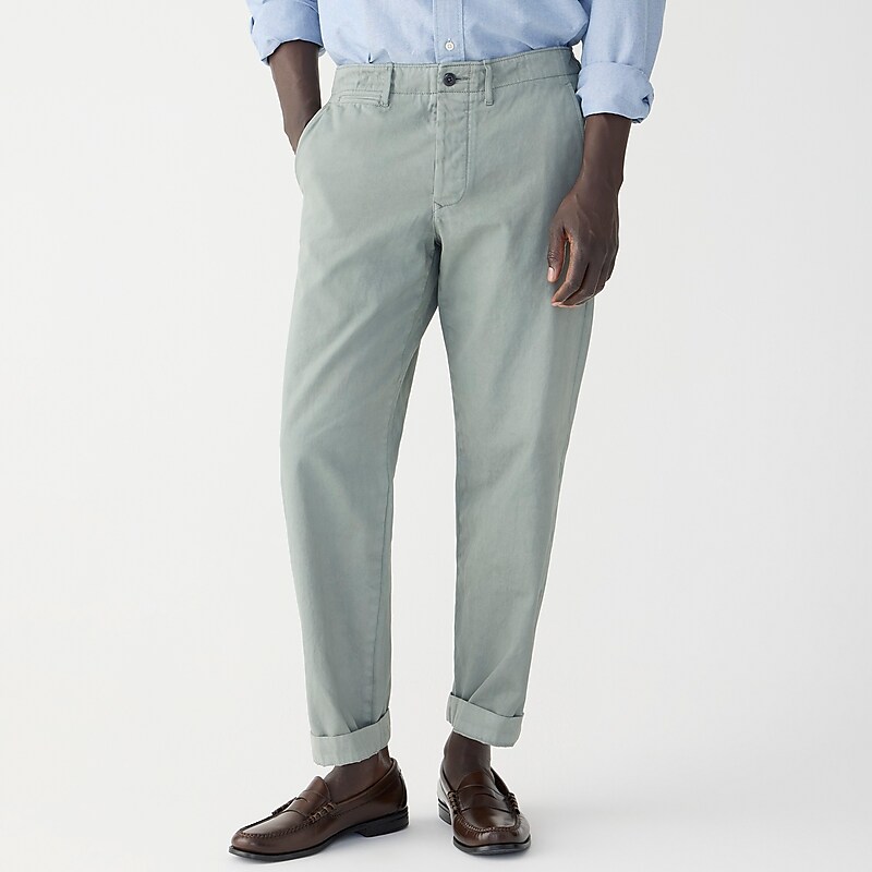 J.Crew Wallace & Barnes selvedge officer chino pant Steel Dust Factory Promo | 67VWEDQLK