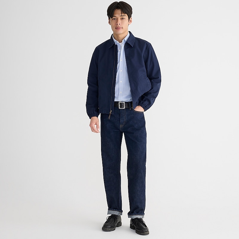 J.Crew Wallace & Barnes straight-fit jean in Japanese selvedge denim Resin Rinse Factory Promo | 69NYAILBR