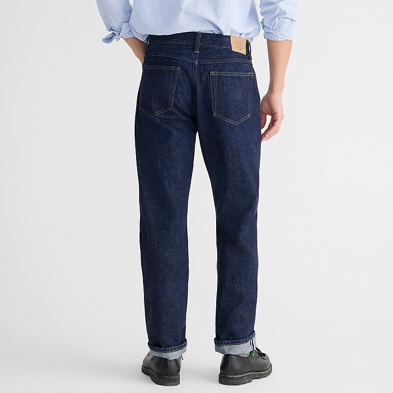 J.Crew Wallace & Barnes straight-fit jean in Japanese selvedge denim Resin Rinse Factory Promo | 69NYAILBR