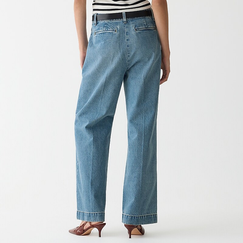 J.Crew Wide-leg essential jean Ruth Wash Factory Promo | 68CQBOLXM