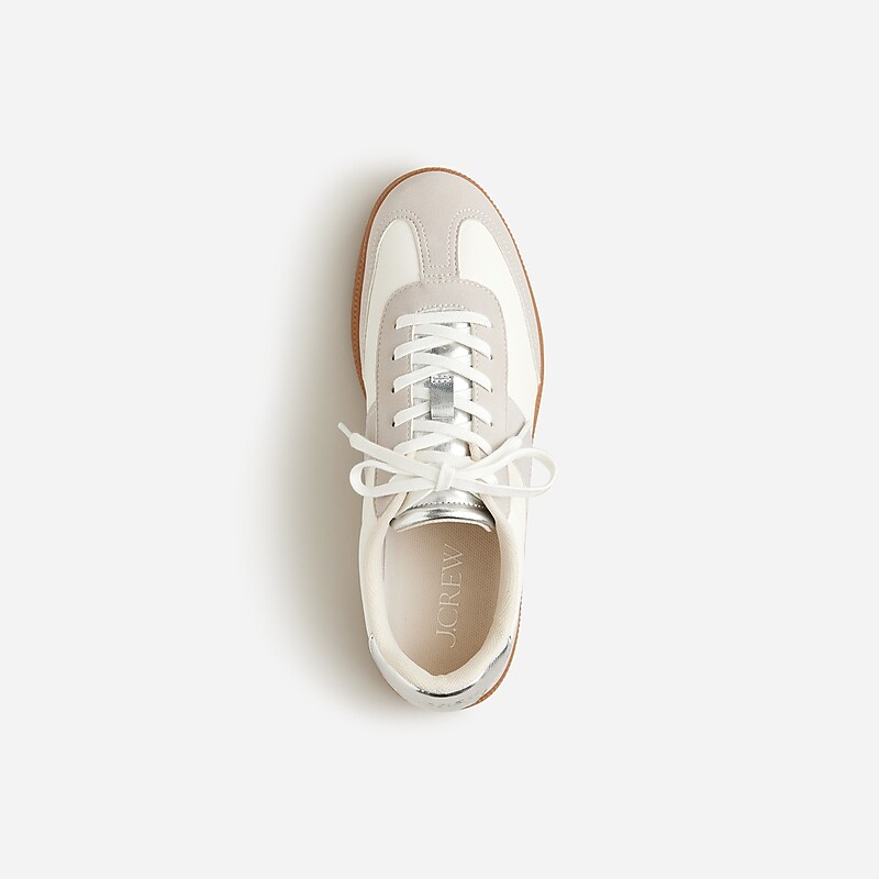 J.Crew field sneakers Ivory Metallic Multi Online | 03VKQGPWI